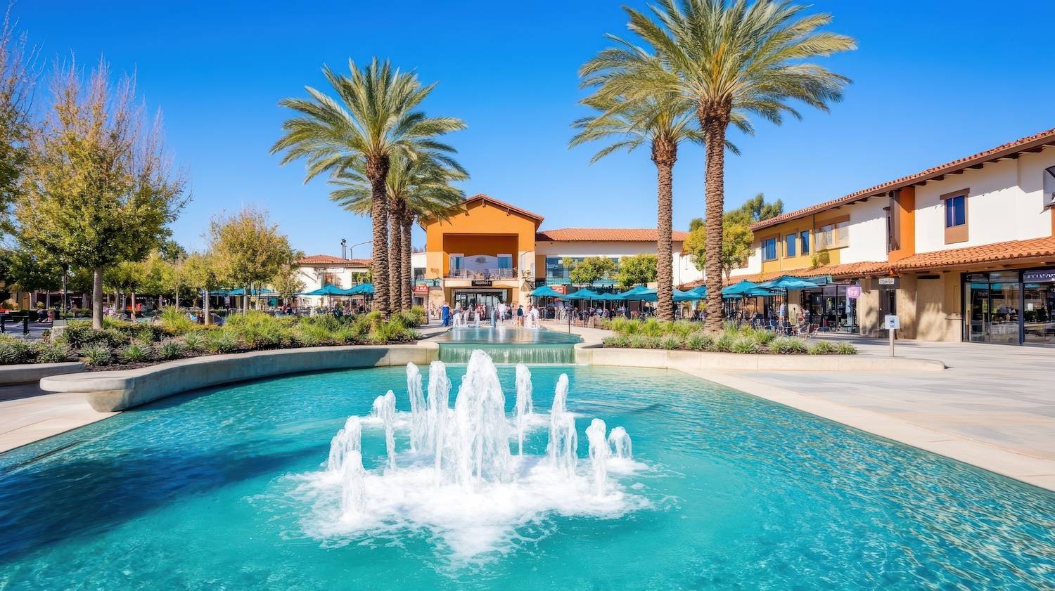 Commercial landscape company maintaining business complex in Wellington, FL