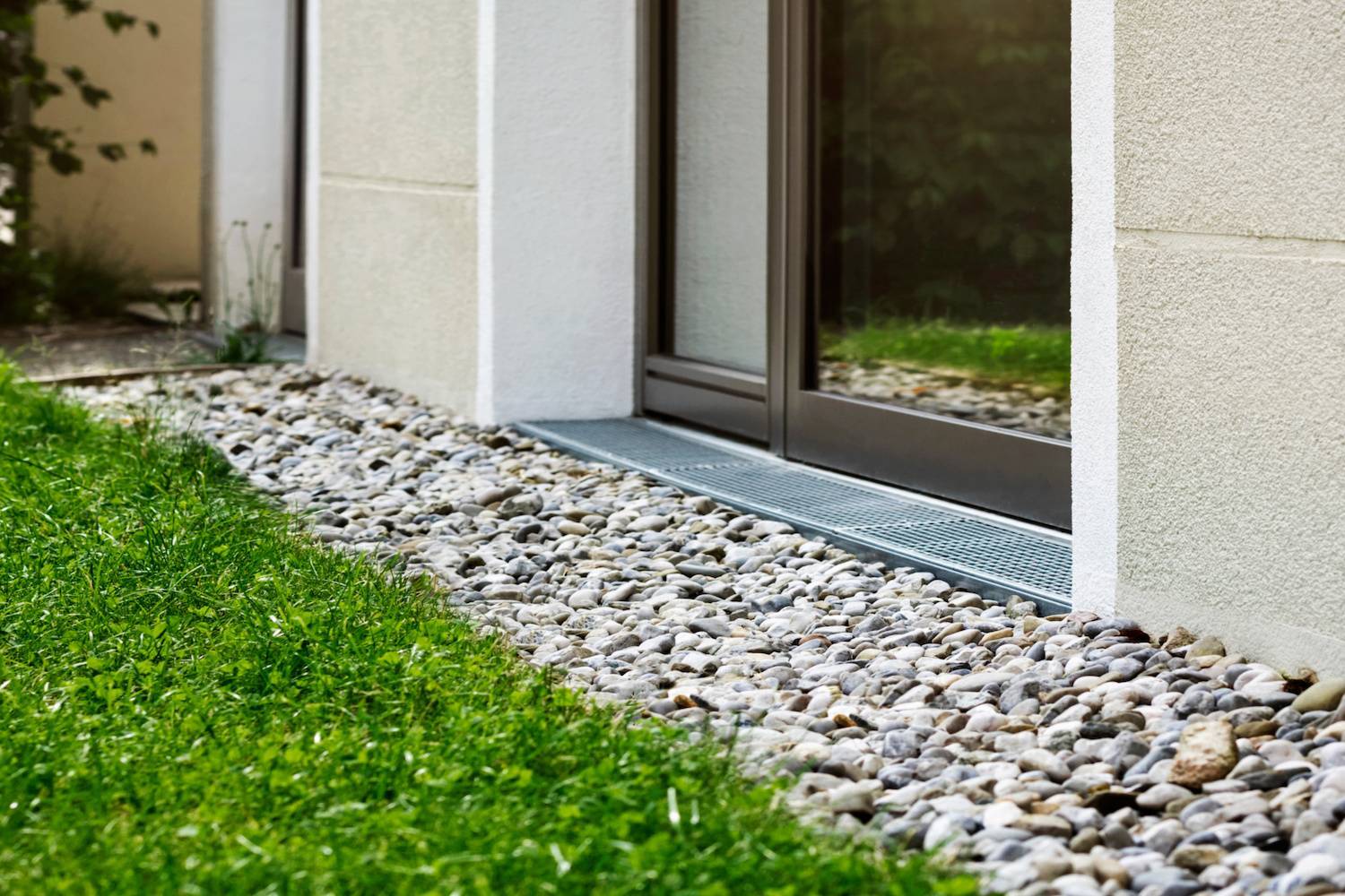 Drainage solutions reducing runoff at commercial property in Delray Beach, FL