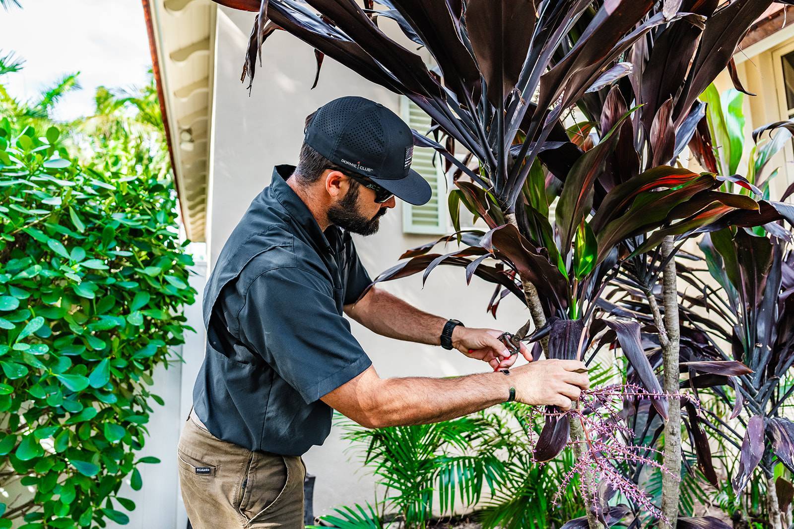 Zoysia turf installation and landscape services for luxury property in Boynton Beach, FL